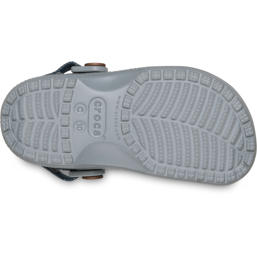 Crocs Toddler Classic Denim Adjustable Backstrap Clog