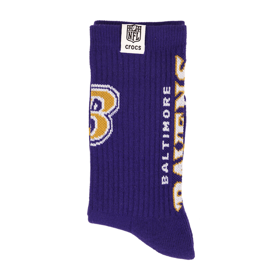 Crocs NFL Baltimore Ravens Crocs Socks