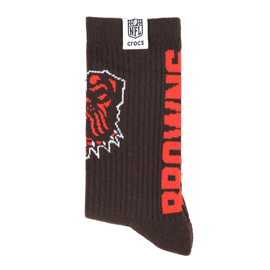 Crocs NFL Cleveland Browns Crocs Socks