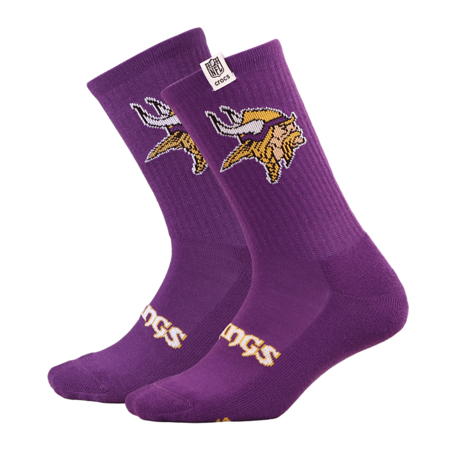 Crocs NFL Minnesota Vikings Crocs Socks