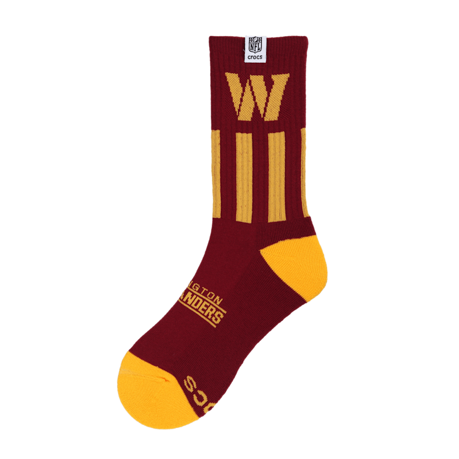 Crocs NFL Washington Commanders Crocs Socks