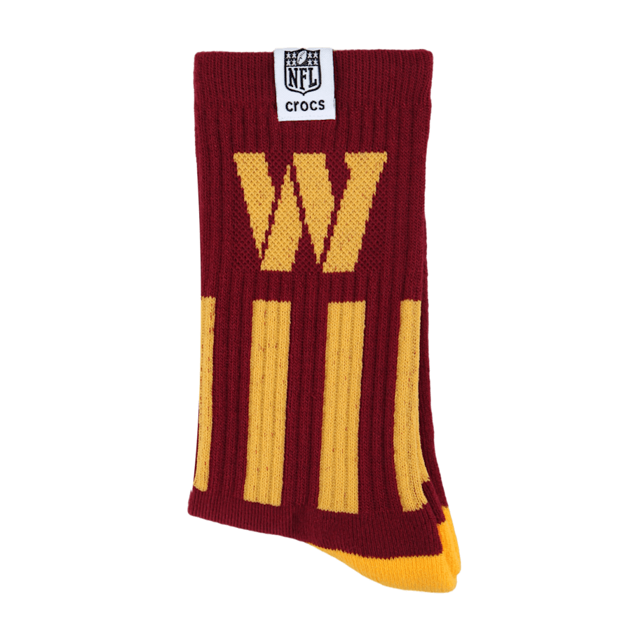 Crocs NFL Washington Commanders Crocs Socks