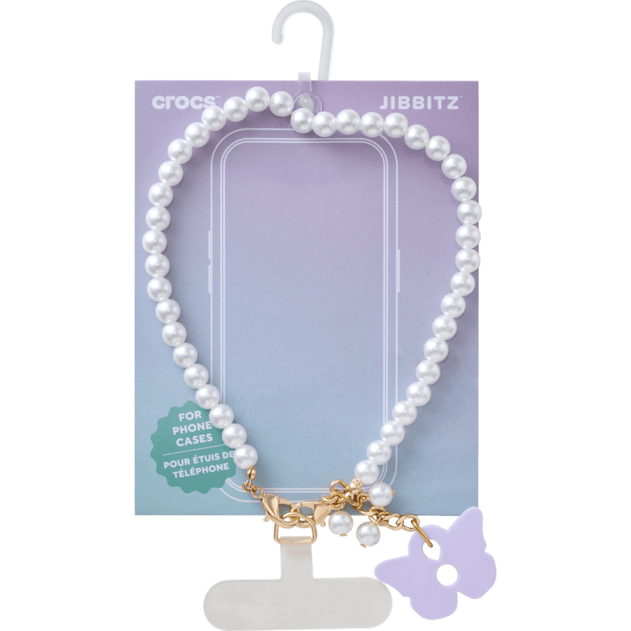 Crocs Baroque Pearl Phone Wristlet