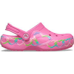 Crocs Kids' Classic Heart Lights Clog