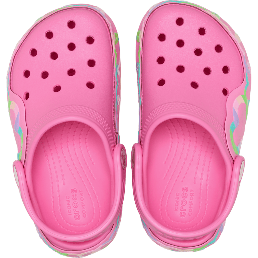 Crocs Toddler Classic Heart Lights Clog