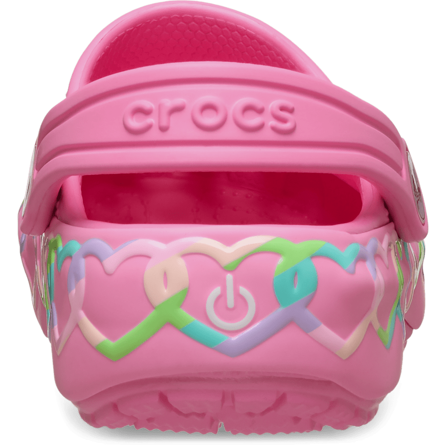 Crocs Toddler Classic Heart Lights Clog
