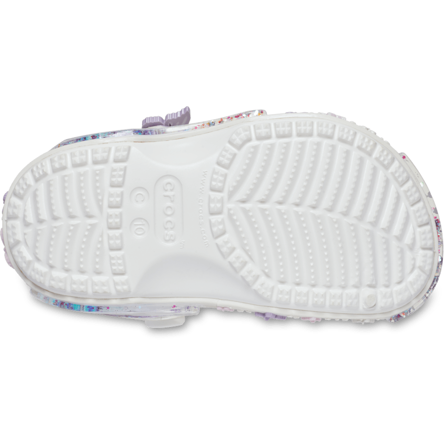 Crocs Toddler Classic Butterfly Sparkle Shaker Clog