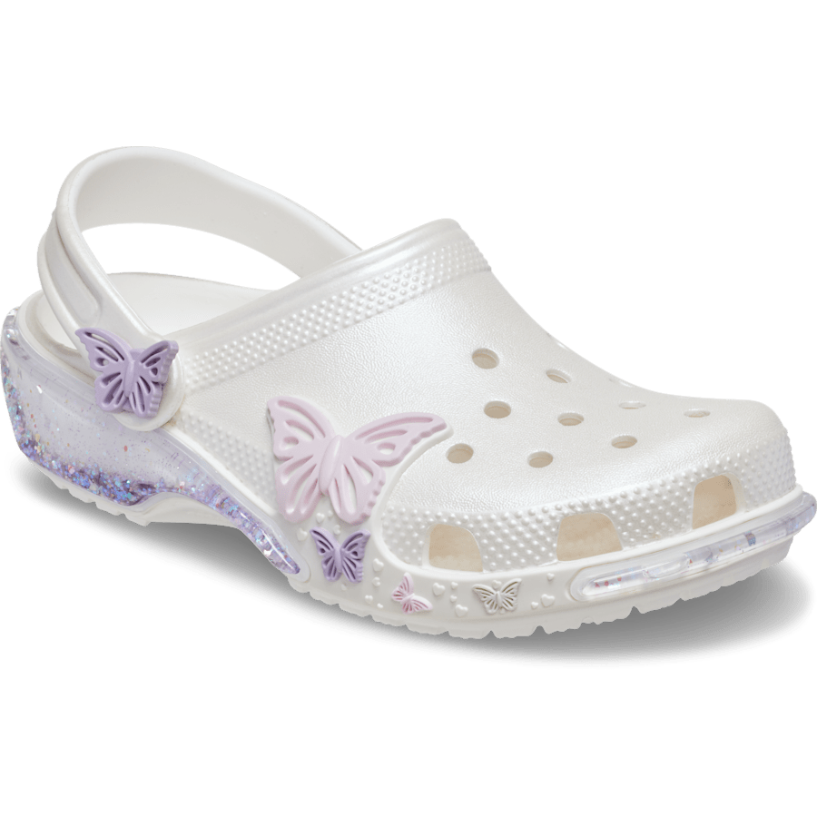 Crocs Toddler Classic Butterfly Sparkle Shaker Clog
