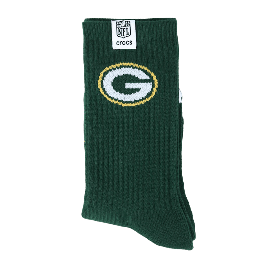 Crocs NFL Green Bay Packers Crocs Socks