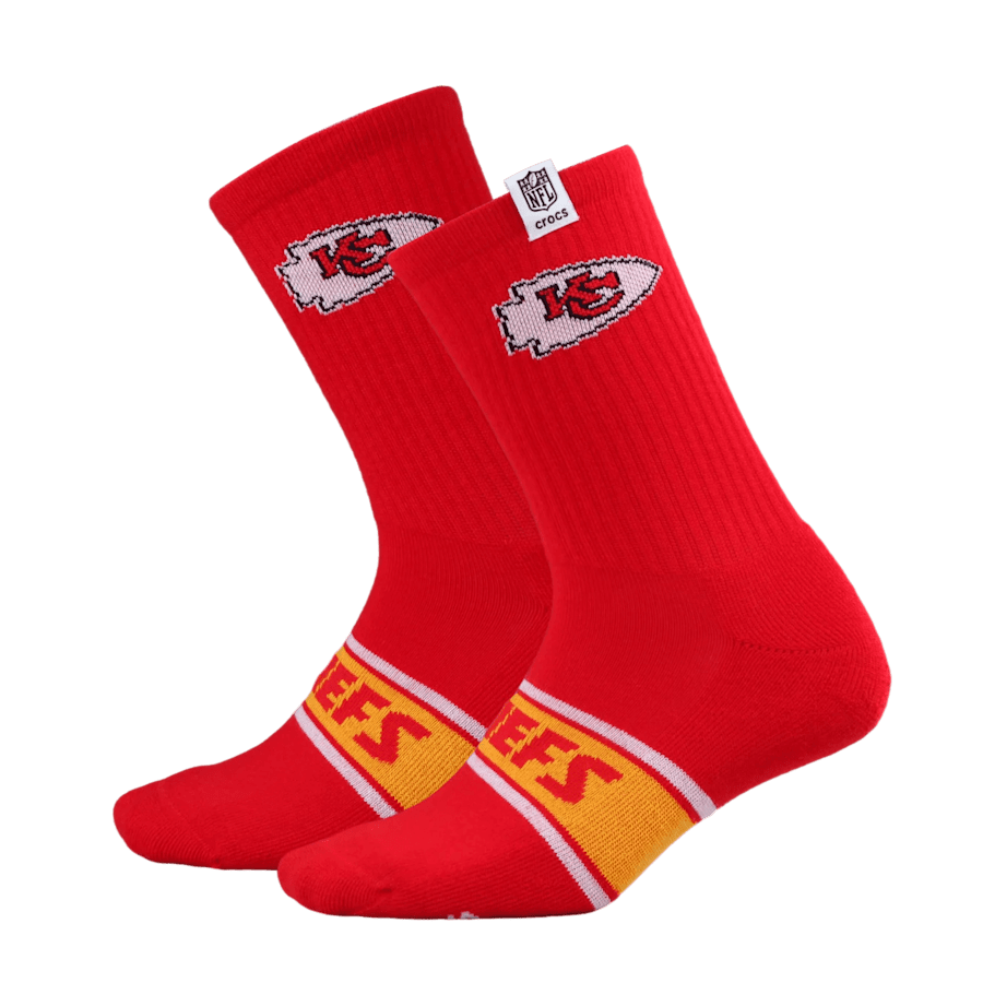 Crocs NFL Kansas City Chiefs Crocs Socks