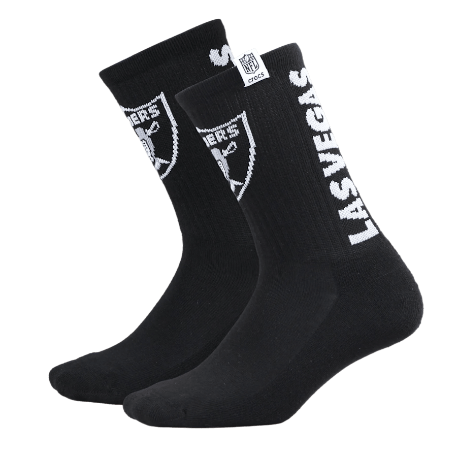 Crocs NFL Las Vegas Raiders Crocs Socks