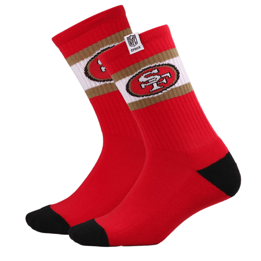 Crocs NFL San Francisco 49ers Crocs Socks