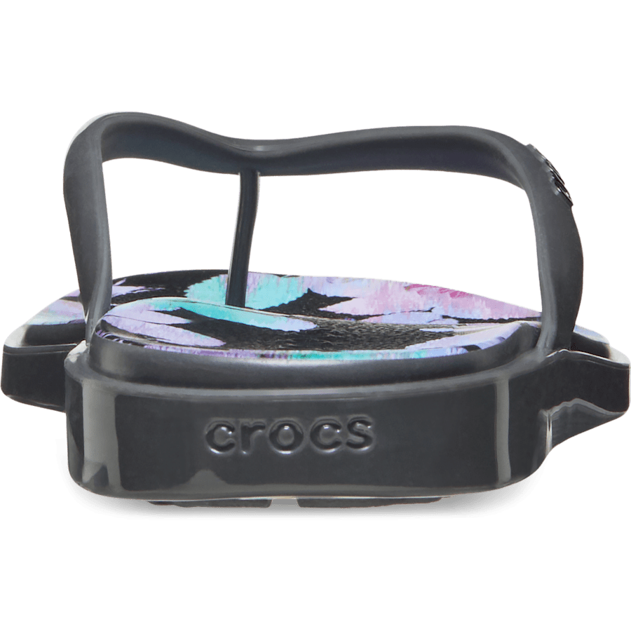 Crocs Miami Round Toe Dark Floral Flip