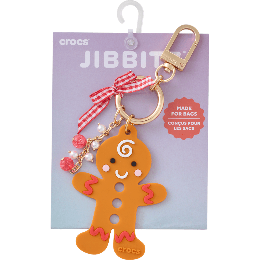 Crocs Gingerbread Man Bag Charm